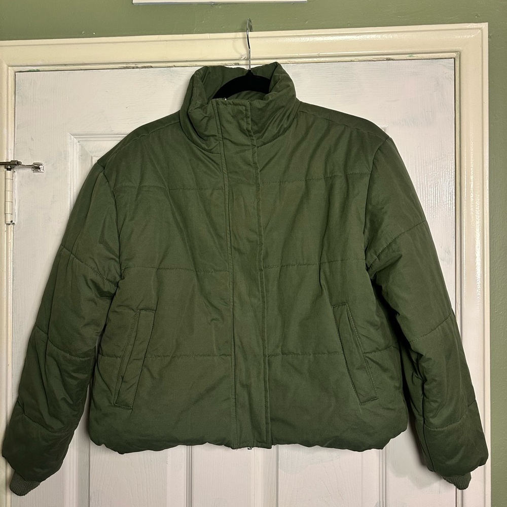 RVCA Forest Green Women's Puffer Jacket